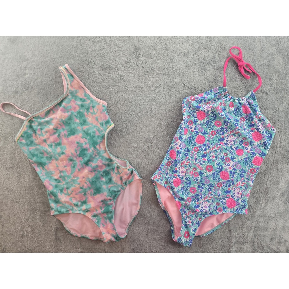 One Piece Swimsuits Cut Out Girls Size 16